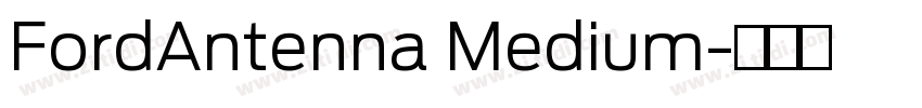 FordAntenna Medium字体转换